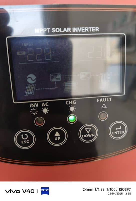 INVEREX YUKON2 SOLAR INVERTER 3.5 KW with full warranty just instaled 4