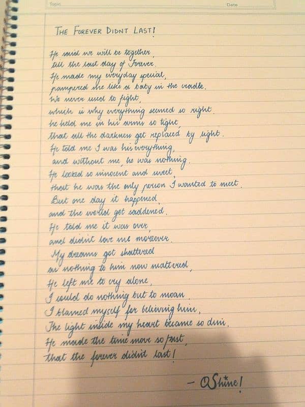 contant writing 1
