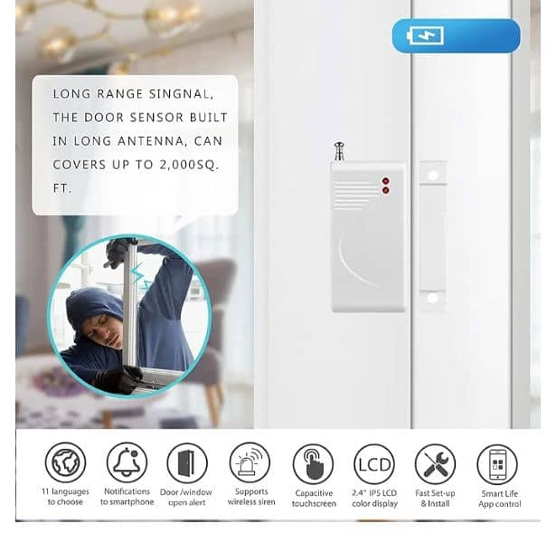 WIFI and GSM Home Security Alarm System 2