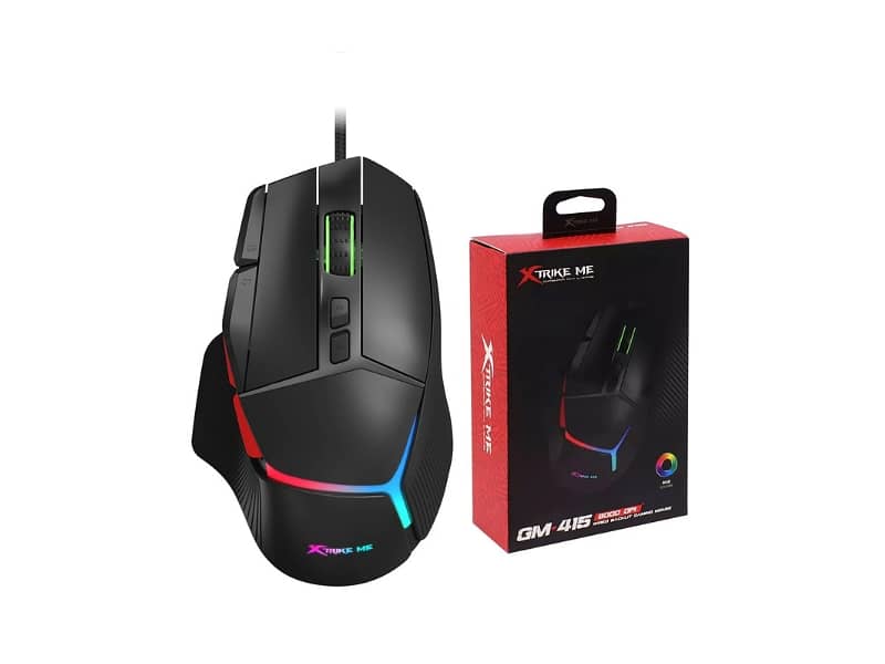 Xtrike-Me GM-415 (9 Buttons) RGB Wired Gaming Mouse 0