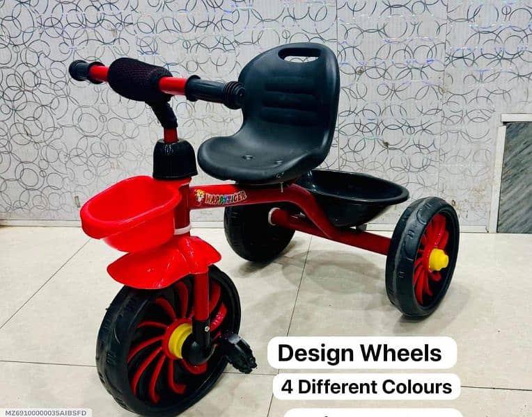 Kids Tricycle With Fiber Seat 1