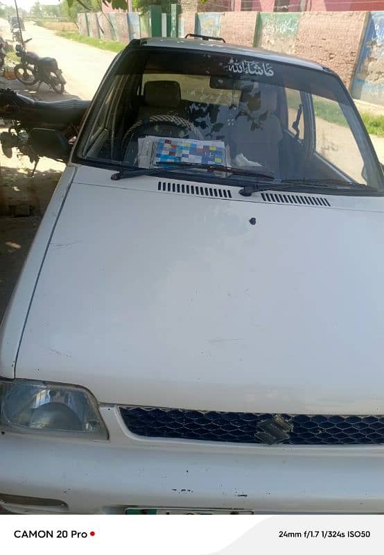Suzuki Mehran 1991 alloy rim total new engine good feul average 0