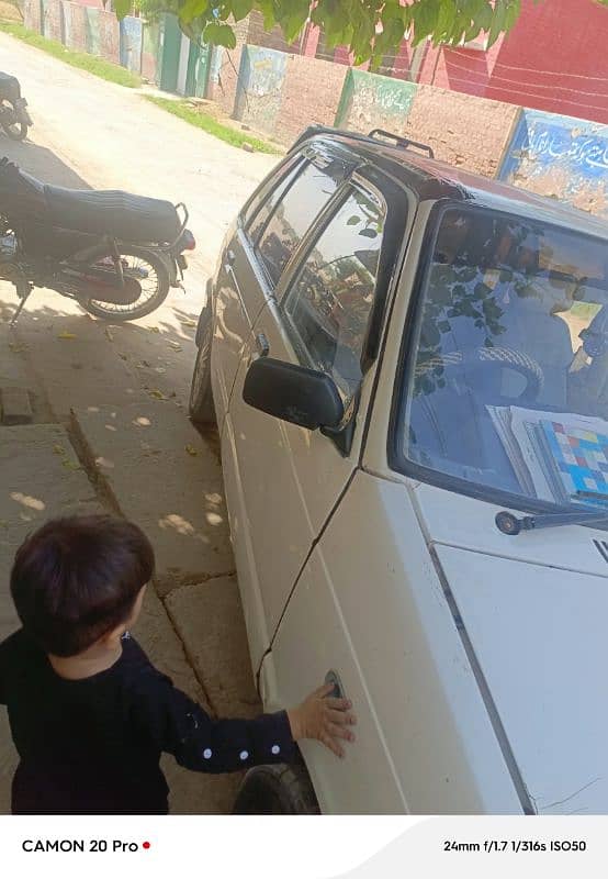 Suzuki Mehran 1991 alloy rim total new engine good feul average 1