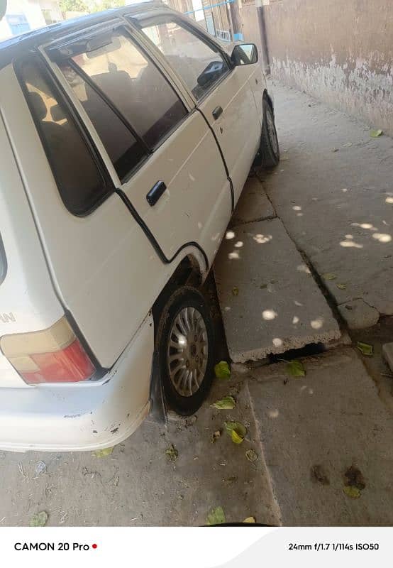 Suzuki Mehran 1991 alloy rim total new engine good feul average 2