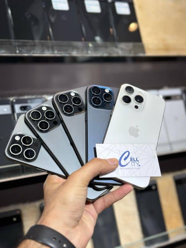 iPhone 15 Pro Max  JV 0 Cycles Count 0