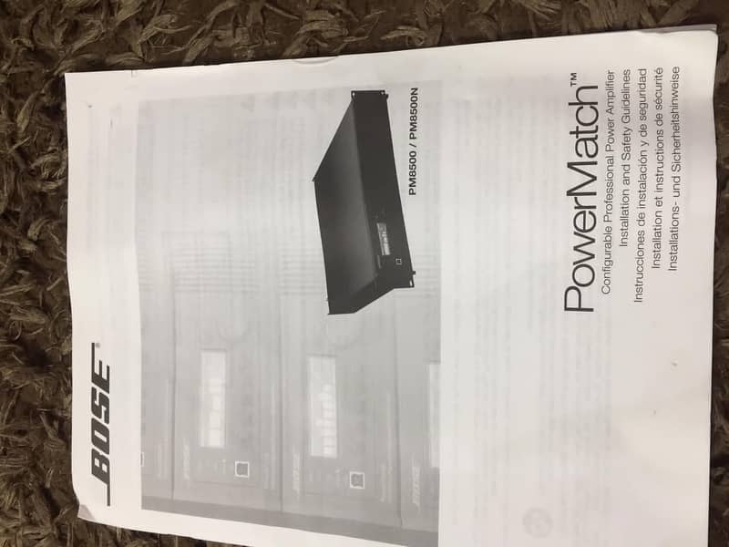 AMPLIFIER Bose original not used 7