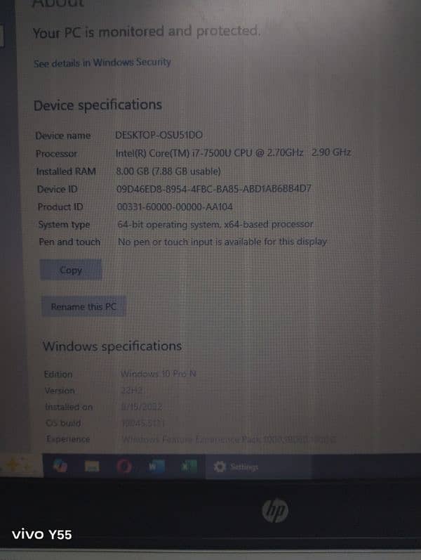 HP laptop core i7 . . . generation 7 for sale 2