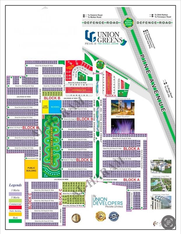 3 Marla Residential On Ground Plot On Instalment Plan Available For Sale In union Green Phase 2 8