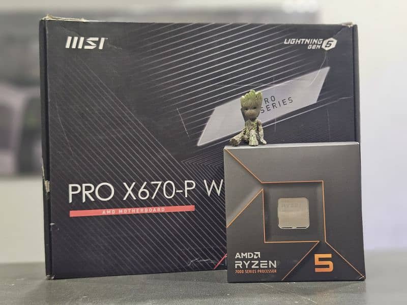 Ryzen 5 7600 + X670-P wifi msi with box 0