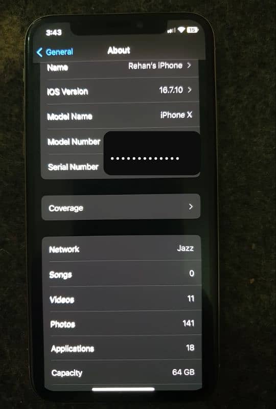 I PHONE X PTA APPROVED 8