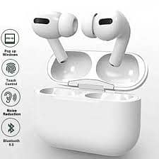 Pro White TWS Airpods Sound & High Quality Touch Sensors True Stereo 0