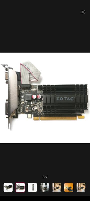 ZOTAC GT 710 2gb DDR3 64 Bit 0