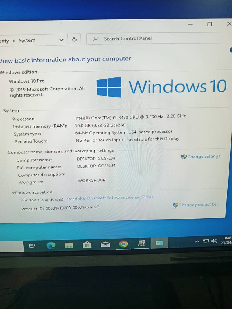 HP Intel Core i5 3470 (3rd gen) 5