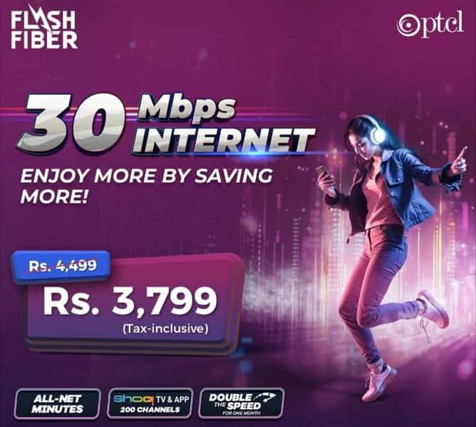 Ptcl Flash Fiber 0