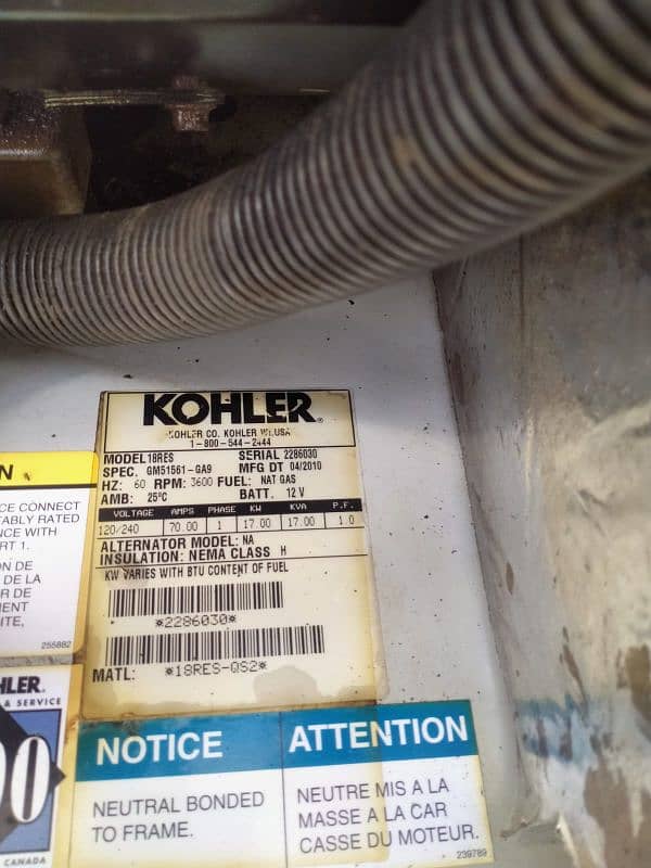 Kohler Generator 17 kVA – Excellent Condition | Ready to Use 6
