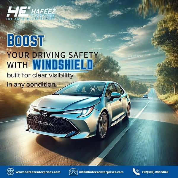 windscreen , Door glass, front and back glass , door step Service kia 1