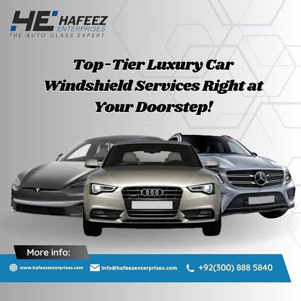 windscreen , Door glass, front and back glass , door step Service kia 13