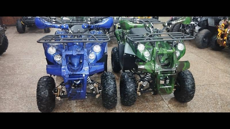 New tyre and parts Quad Jeep atv for sale delivery all Pak 0