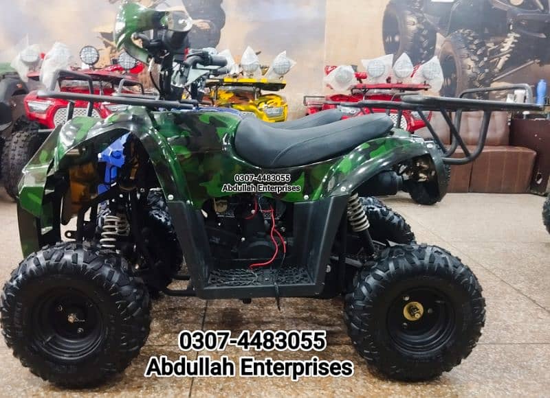 New tyre and parts Quad Jeep atv for sale delivery all Pak 3