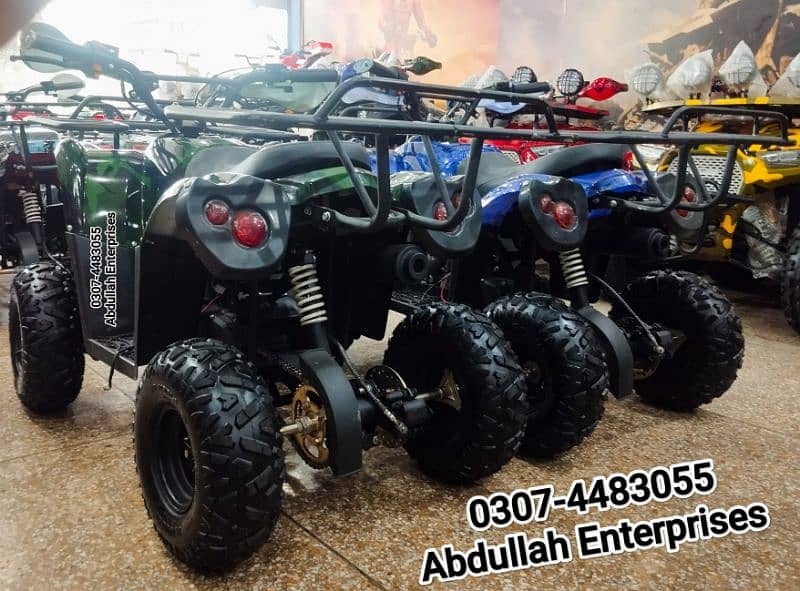 New tyre and parts Quad Jeep atv for sale delivery all Pak 4