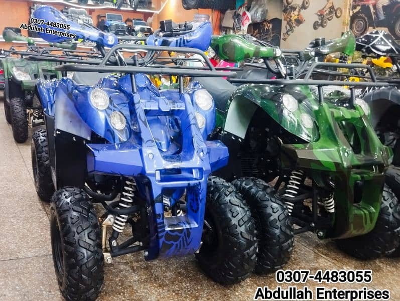 New tyre and parts Quad Jeep atv for sale delivery all Pak 5