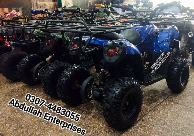 New tyre and parts Quad Jeep atv for sale delivery all Pak 6