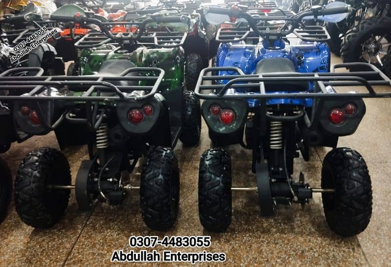 New tyre and parts Quad Jeep atv for sale delivery all Pak 7