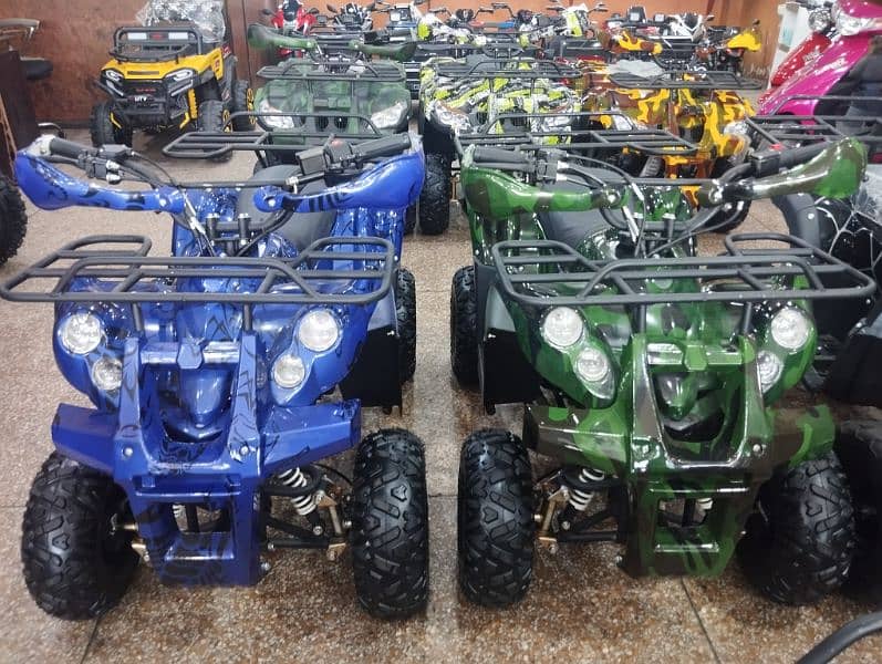 New tyre and parts Quad Jeep atv for sale delivery all Pak 8