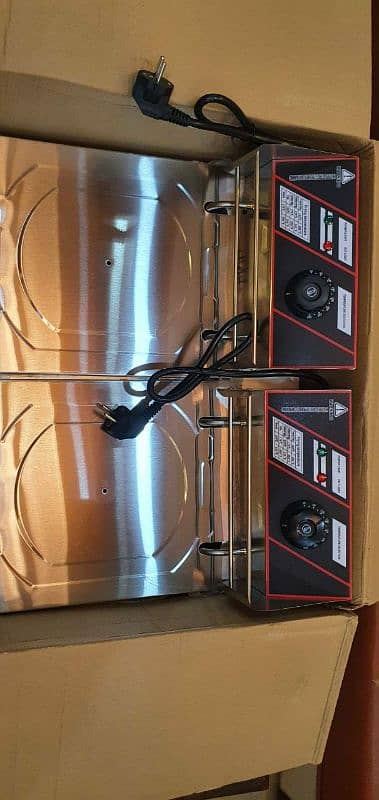 Electric Double 12L Deep Fryer French Fries Electric Fryer Machine. 3