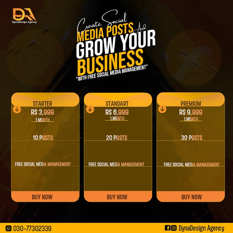  Grow Your Business with Stunning Social Media Posts! 0