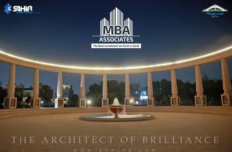 20MARLA RESIDENTIAL PLOT AVAILABLE FOR SALE AT PRIME LOCATION IN KHAYABAN-E-AMIN Q BLOCK 7