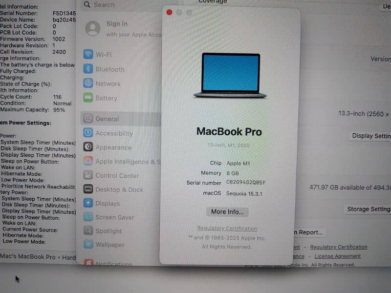 Macbook Pro M1, 13" (8/512) Complete Box 1