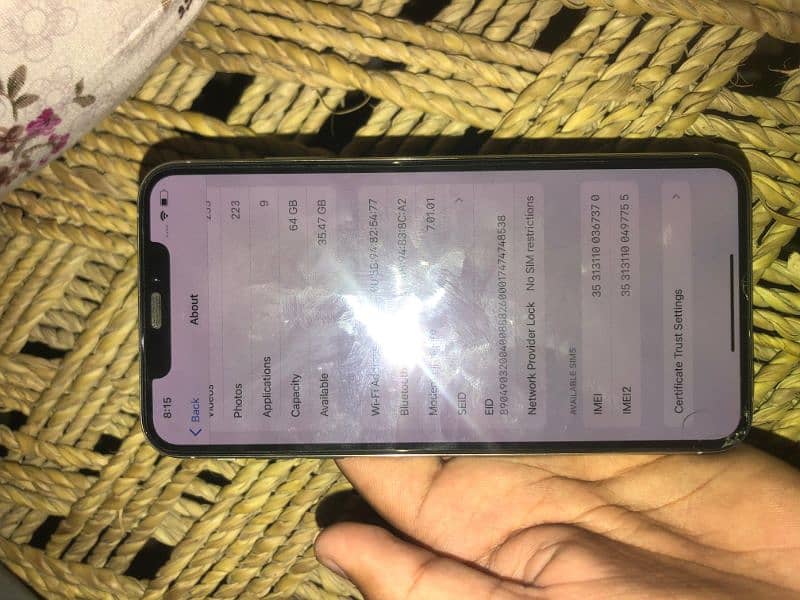 iPhone xs Max 8