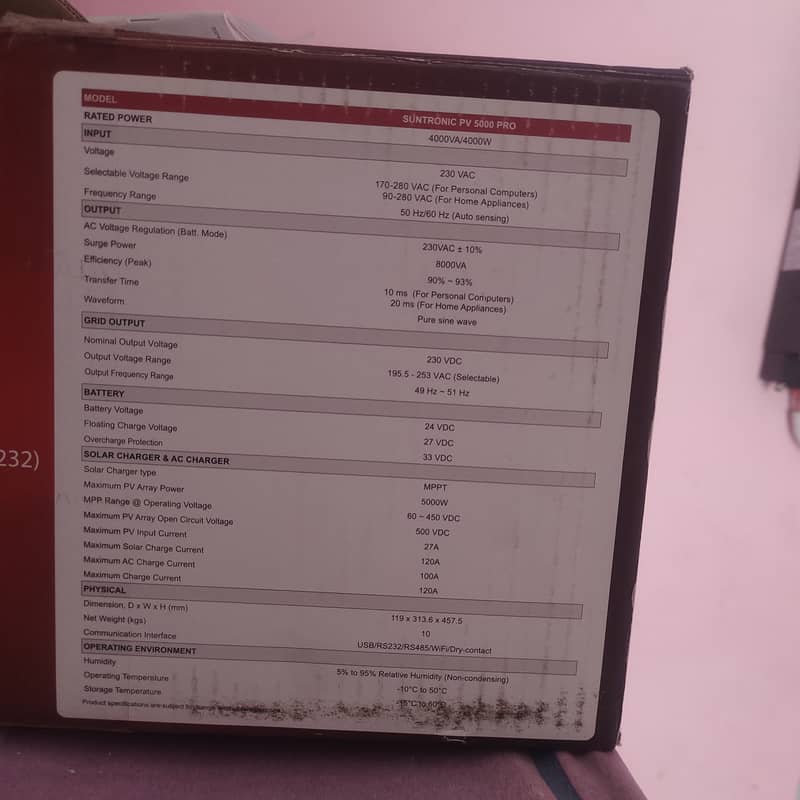 Maxpower Suntronic PV 5000 Pro (under warranty) 8