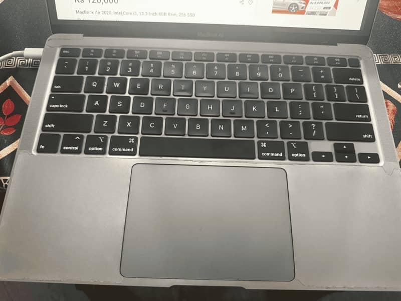 MacBook Air 2020, Intel Core i3, 13-Inch 8GB Ram, 256 SSD 3