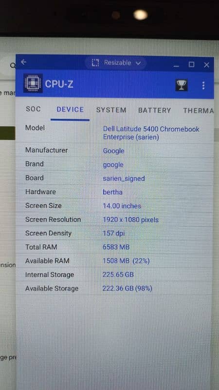 Dell chromebook i5 8th Generation for sale 6