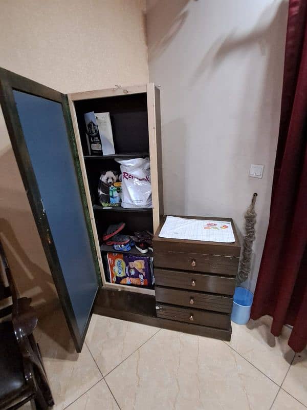 1 king bed with complete set for Sale 6