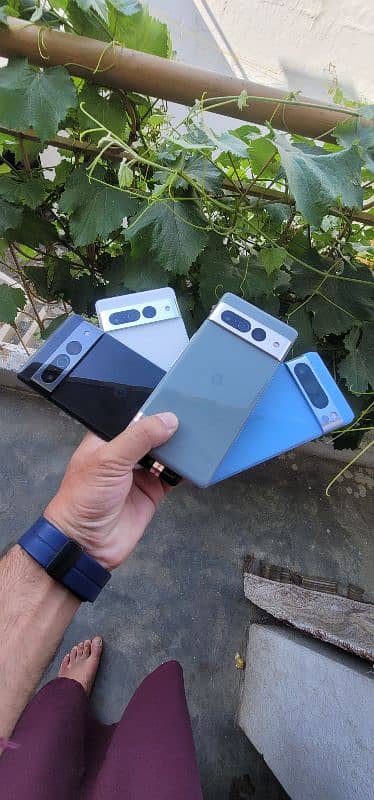 Google pixel 7pro 12 128gb & 6 pro 512gb aw 128gb pta registered 9