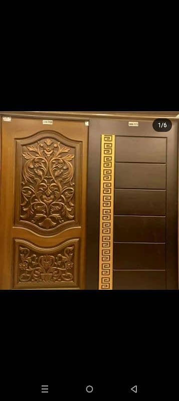 Fiber and pvc door in wholesale rate 4
