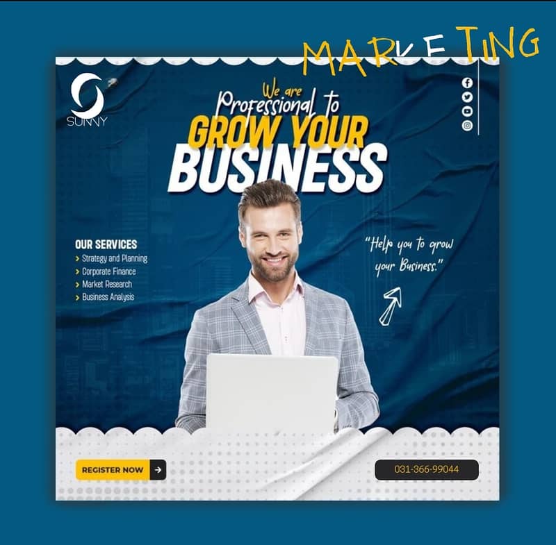 Social Media، Digital Marketing،Graphics،videos،Website developer 2