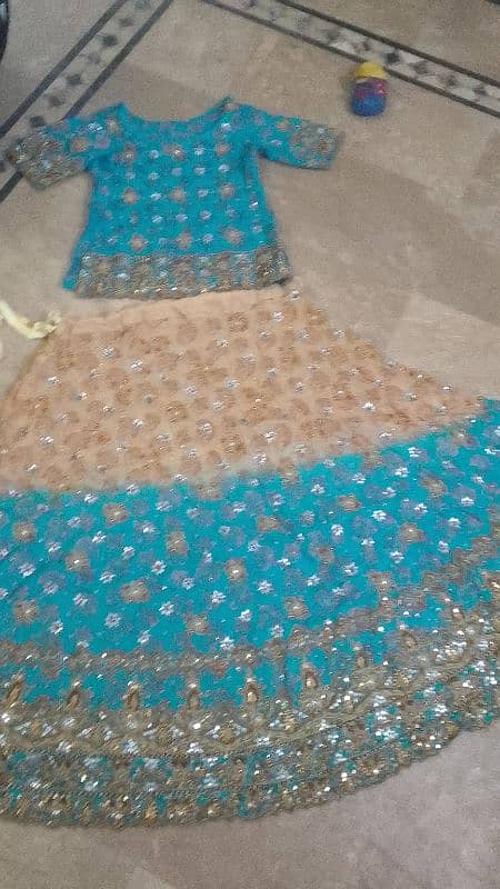 heavy dopta with lehnga 1