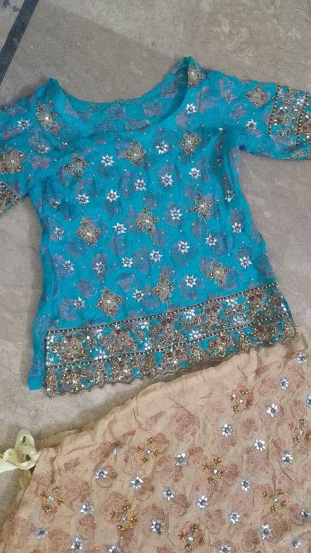 heavy dopta with lehnga 2