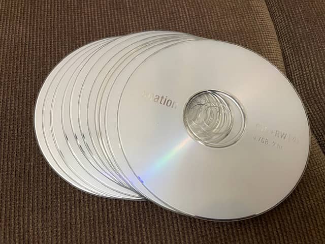 DVD+RW Media with pouch 0