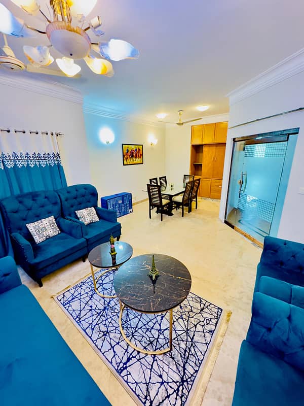 ONE BED LUXURY FURNISHED APARMENT AVAILABLE FOR RENT IN E-11 0