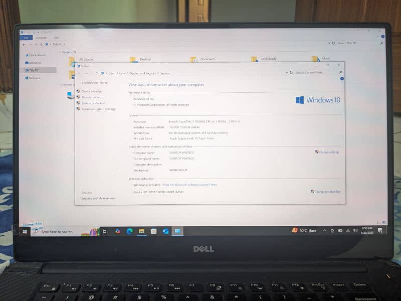 Dell precision 5520 i7 7th Gen 5