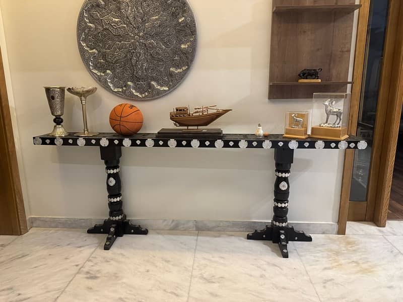 Sleek Black Console 0