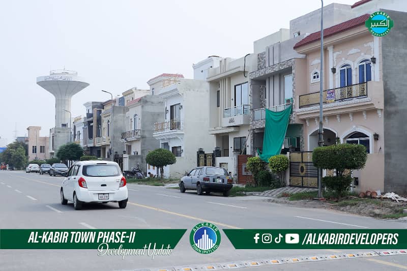 5 MARLA RESIDENTIAL PLOT FOR SALE WITH POSSESION @ MAIN 80 FEET ROAD IN AL KABIR TOWN PHASE 2 BLOCK B 37