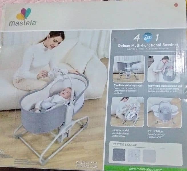 baby swing | Electric baby swing | new bouncer (Mastela 4 in 1) 0