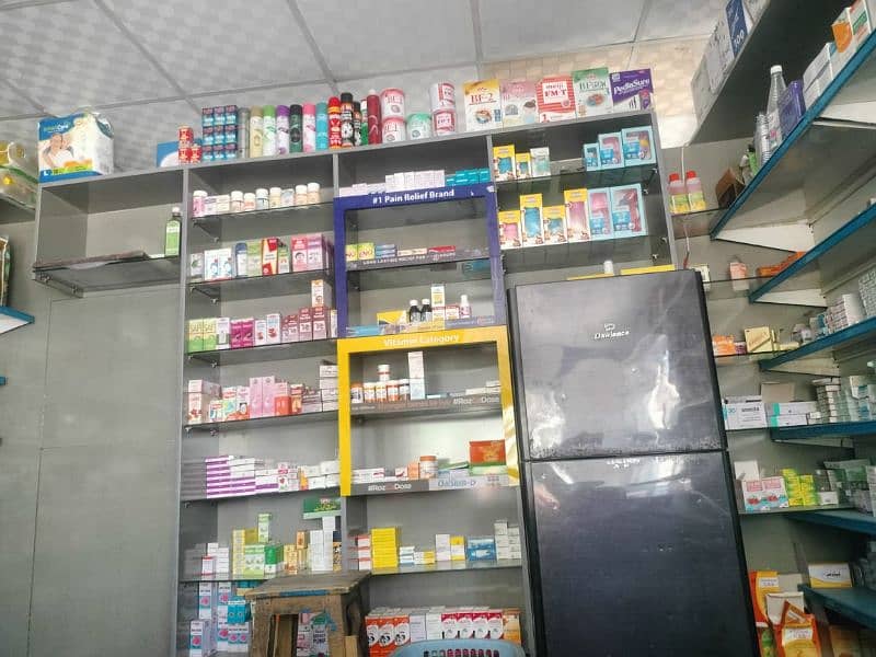 Running pharmacy and clinic in good location 4