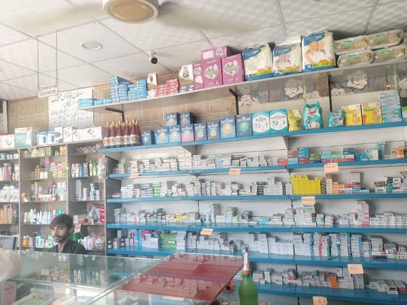 Running pharmacy and clinic in good location 7